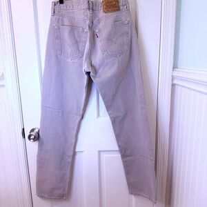 Levi's Gray 501 Straight Jeans VINTAGE 90’s Made in the USA!